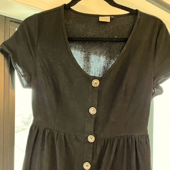 Epretty midi button down dress size medium - Picture 2 of 5
